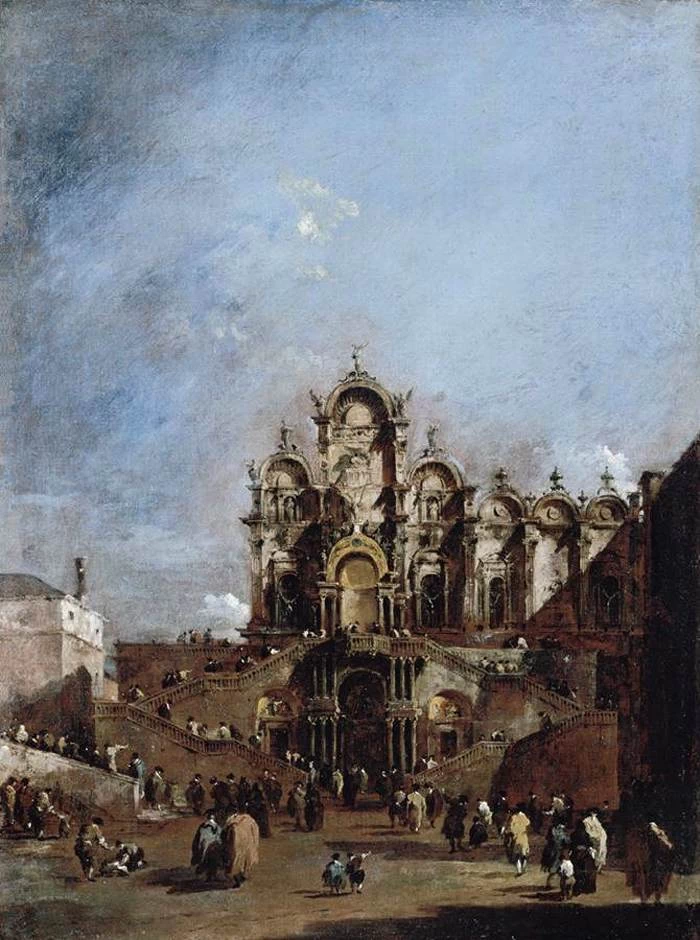 Veduta del Campo San Zanipolo a Venezia